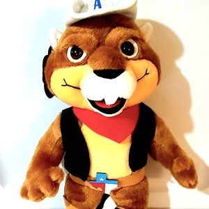 NWT AMARILLO SOD POODLES "RUCKUS" MASCOT PLUSH. MINOR LEAGUE BASEBALL COLLECTIBL